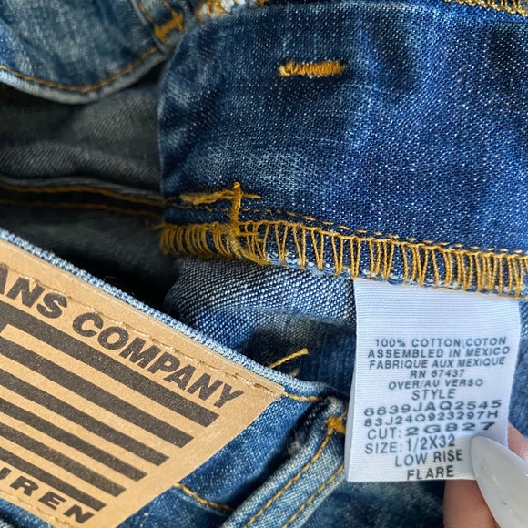 NEW Ralph Lauren Polo Jeans Low Rise Flare Modern Fit Sz 1/2 x 32 - Picture 4 of 4